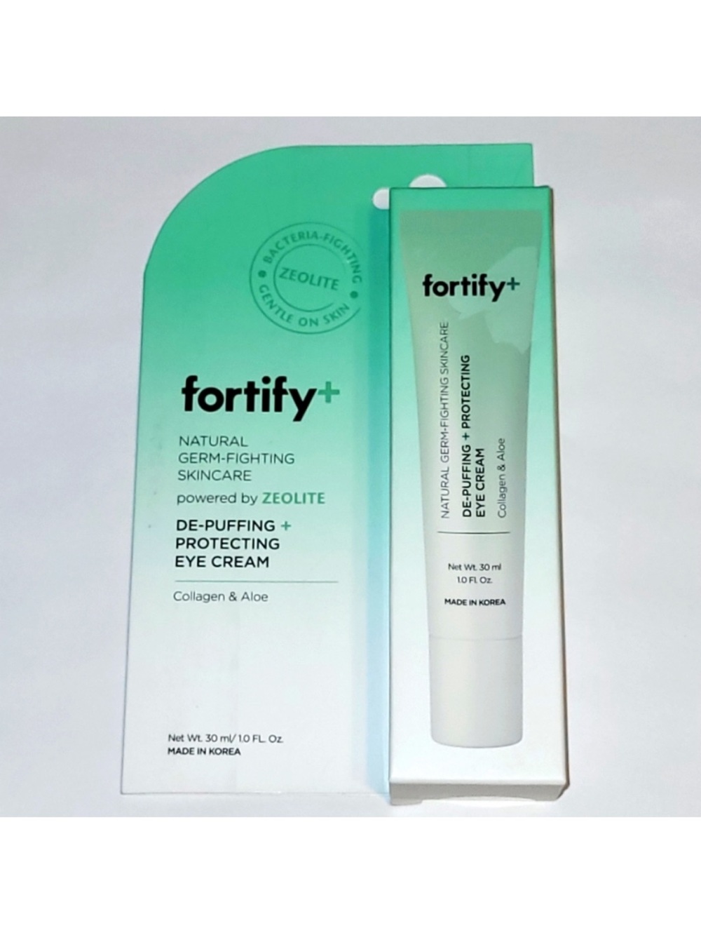Fortify+ De-puffing + Protecting eye cream 1 oz Collagen & Aloe